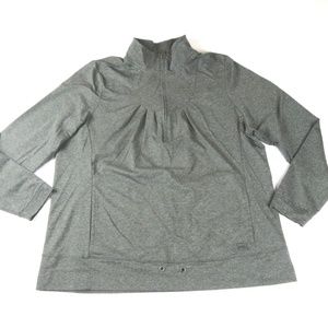 REI Gray 1/4 zip top (drawstring missing)
